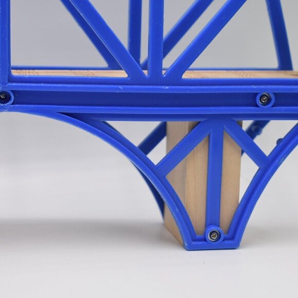 Sodor Bay BLUE BRIDGE - Thomas & Friends Wooden Railway 12" Used Good - Picture 7 of 12